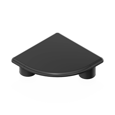 60-120-1 MODULAR SOLUTIONS POLYAMIDE PART<br>END CAP 45MM X 45MM ROUND CORNER BLACK